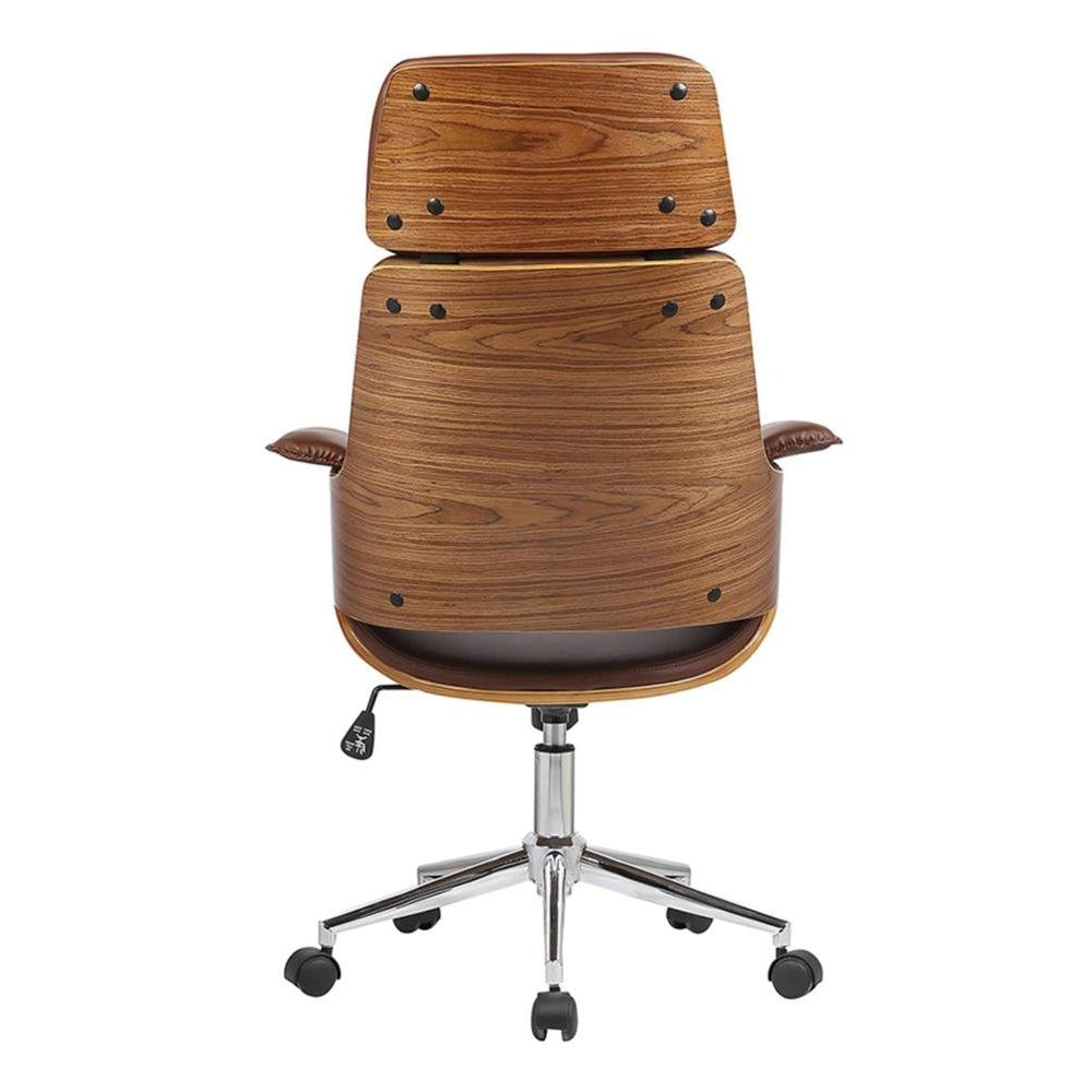 Coimbra PU Office Chair, Brown