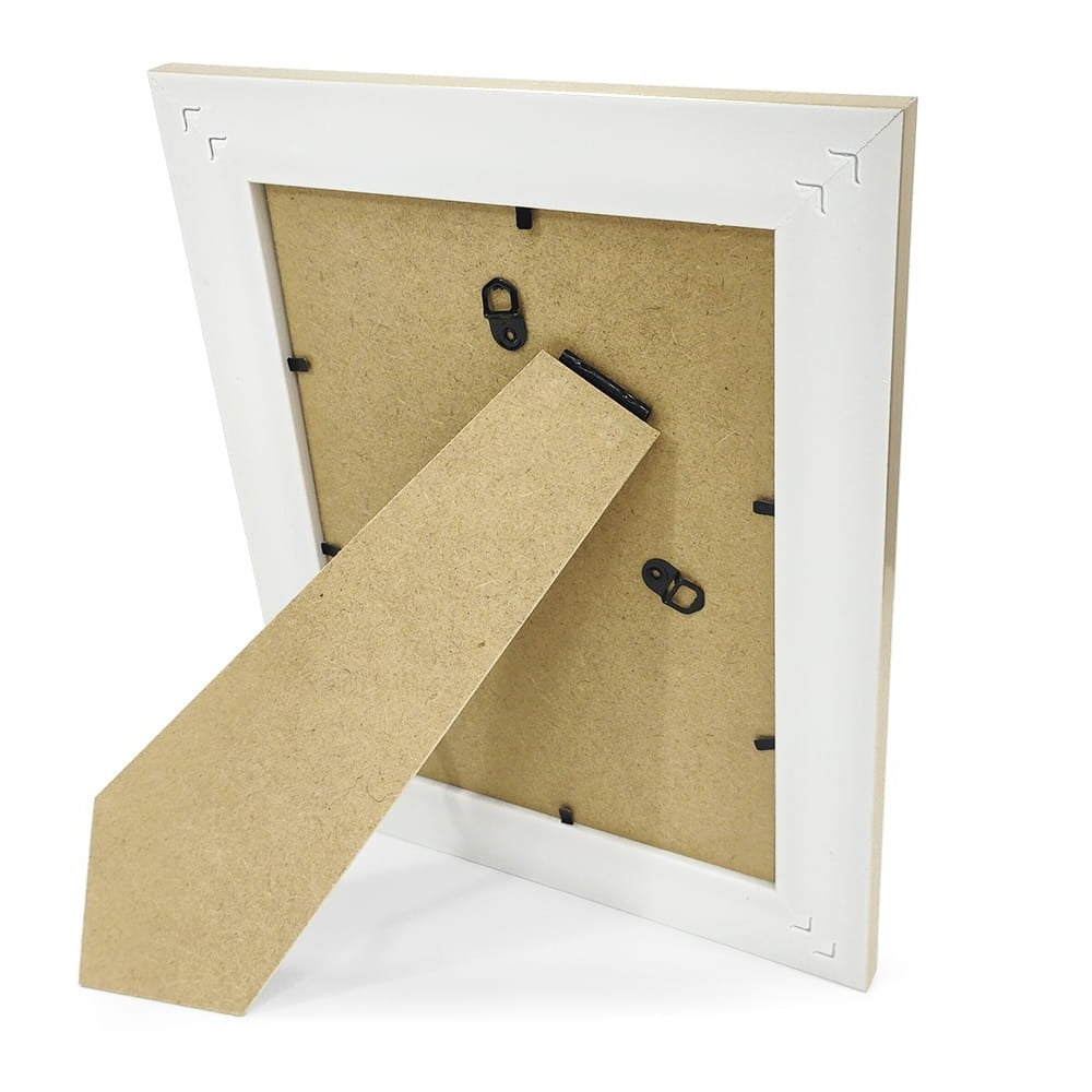 Textured Decorative Photo Frame with Glass, 6 in x 8 in