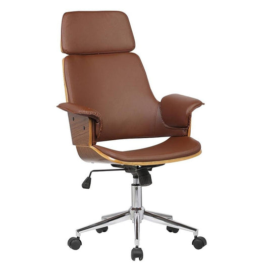 Coimbra PU Office Chair, Brown