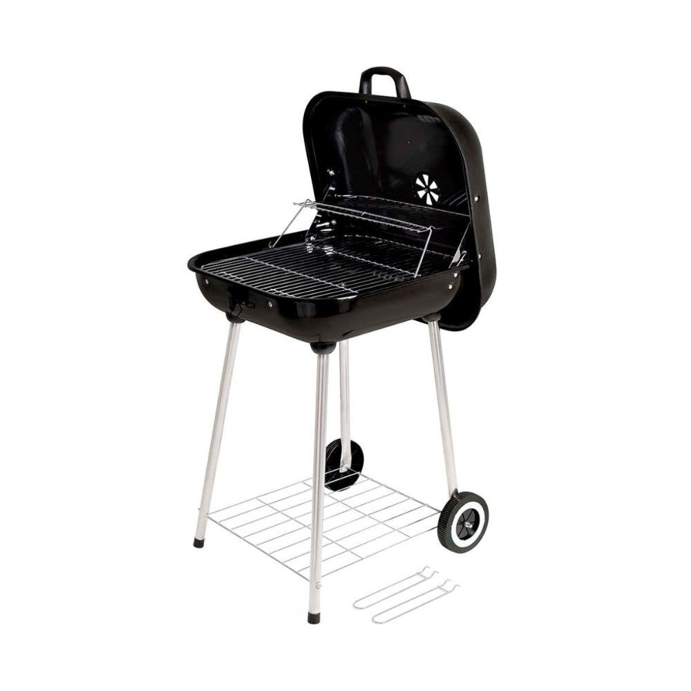 Barbacoa Enamel Charcoal Grill with Wheels