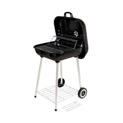 Barbacoa Enamel Charcoal Grill with Wheels
