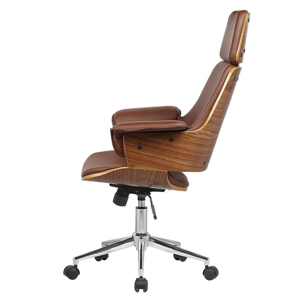 Coimbra PU Office Chair, Brown