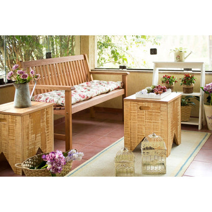 Recanto 2-Seater Garden Bench, Jatoba