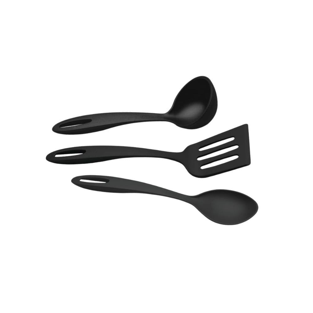 Turim 10-Piece Nonstick Cookware and Utensil Set, Red