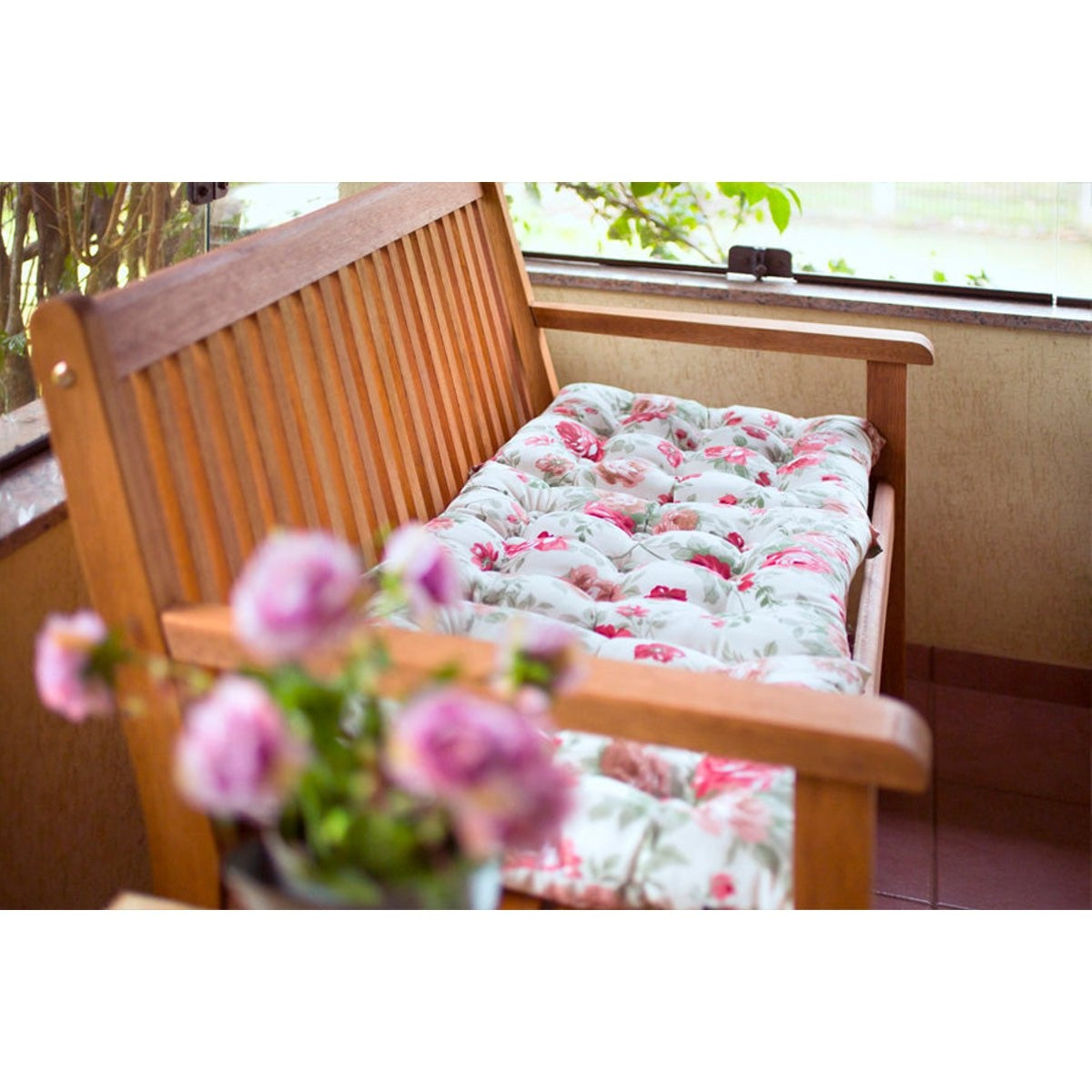 Recanto 2-Seater Garden Bench, Jatoba