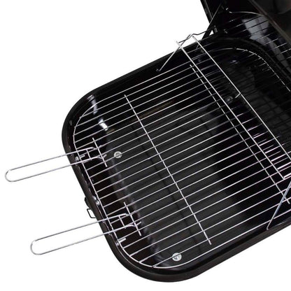 Barbacoa Enamel Charcoal Grill with Wheels