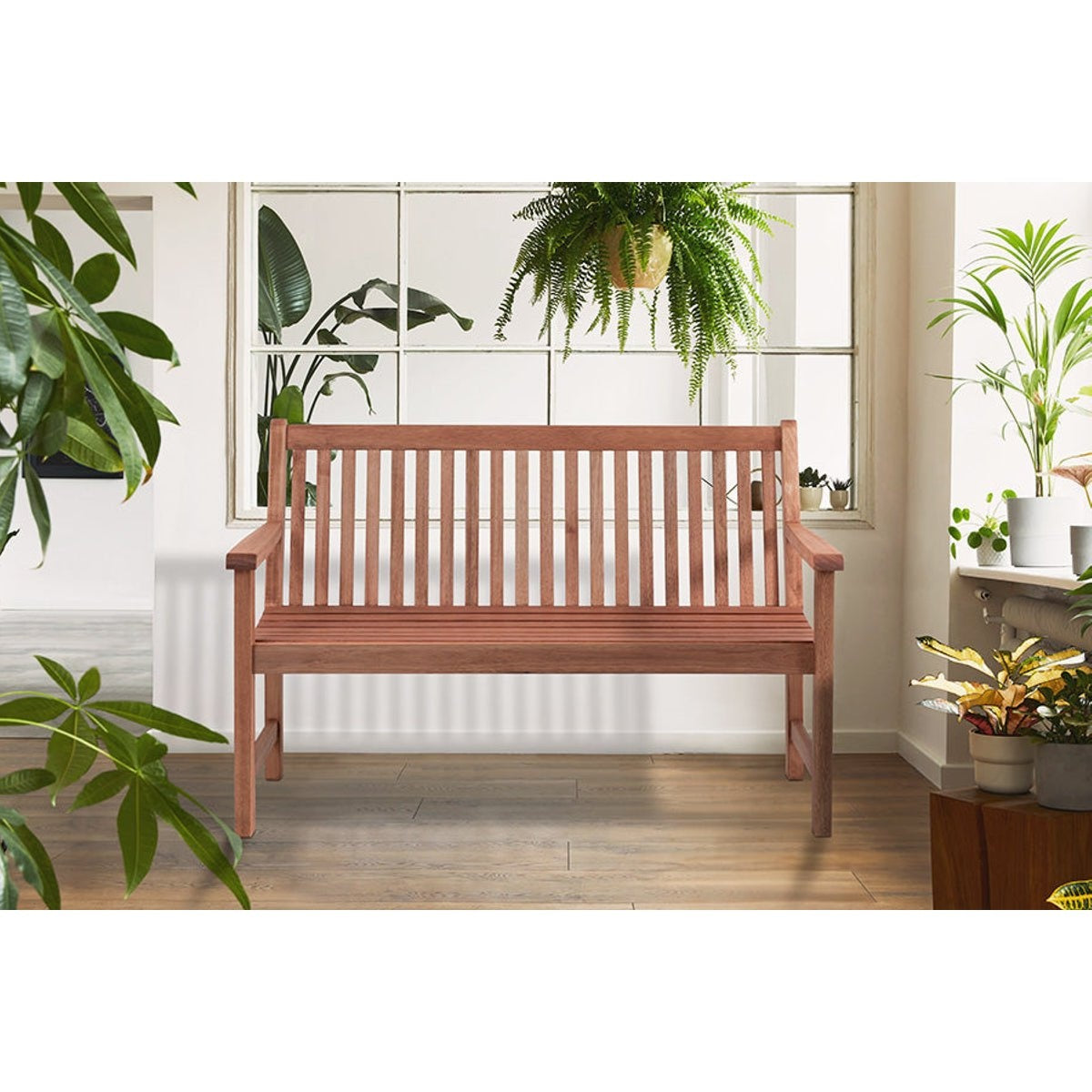 Recanto 2-Seater Garden Bench, Jatoba