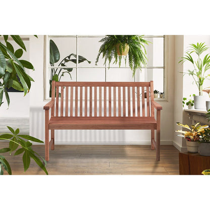 Recanto 2-Seater Garden Bench, Jatoba
