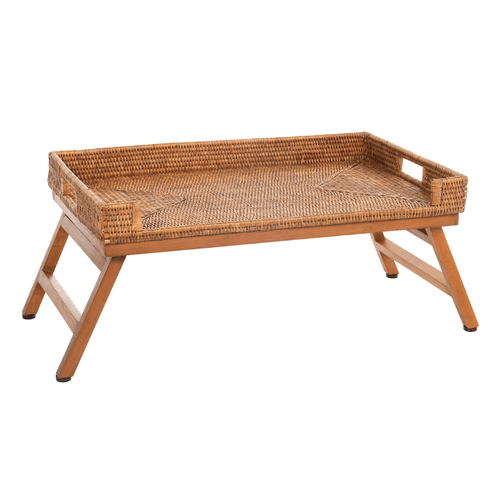 Rattan Tray with Feet