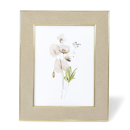 Textured Decorative Photo Frame with Glass, 6 in x 8 in