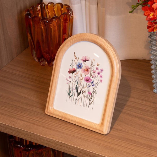 Bellune Natural MDF Photo Frame, 6 in x 8 in