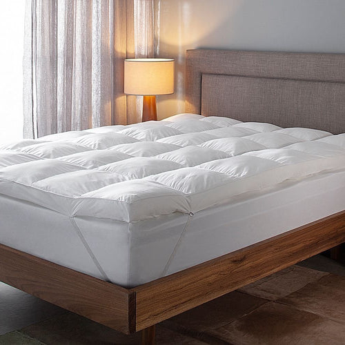 Vision Fill Gold King Pillow Top Mattress Topper, White