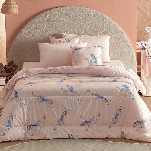 Ballerina & Daisies 100% Cotton Kids' Twin Sheet Set