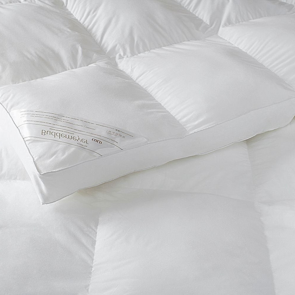 Vision Fill Gold King Pillow Top Mattress Topper, White