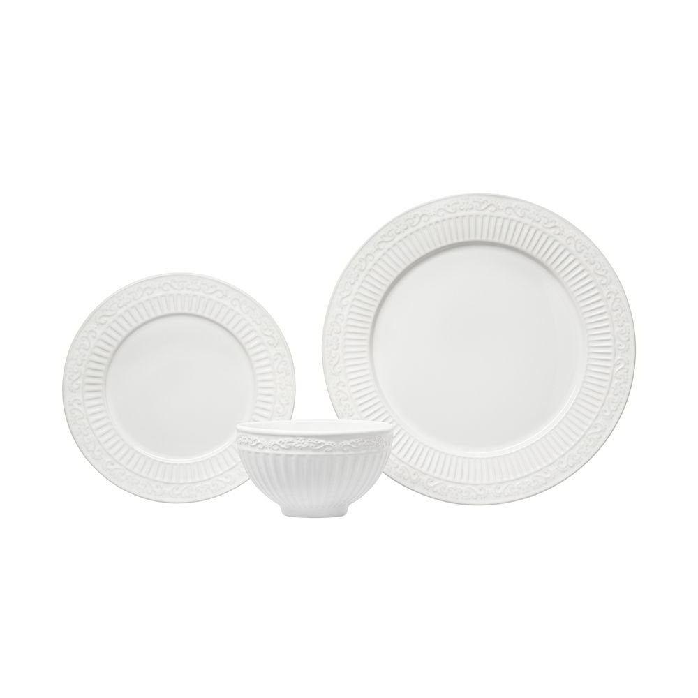 Elise 12-Piece Ceramic Dinnerware Set