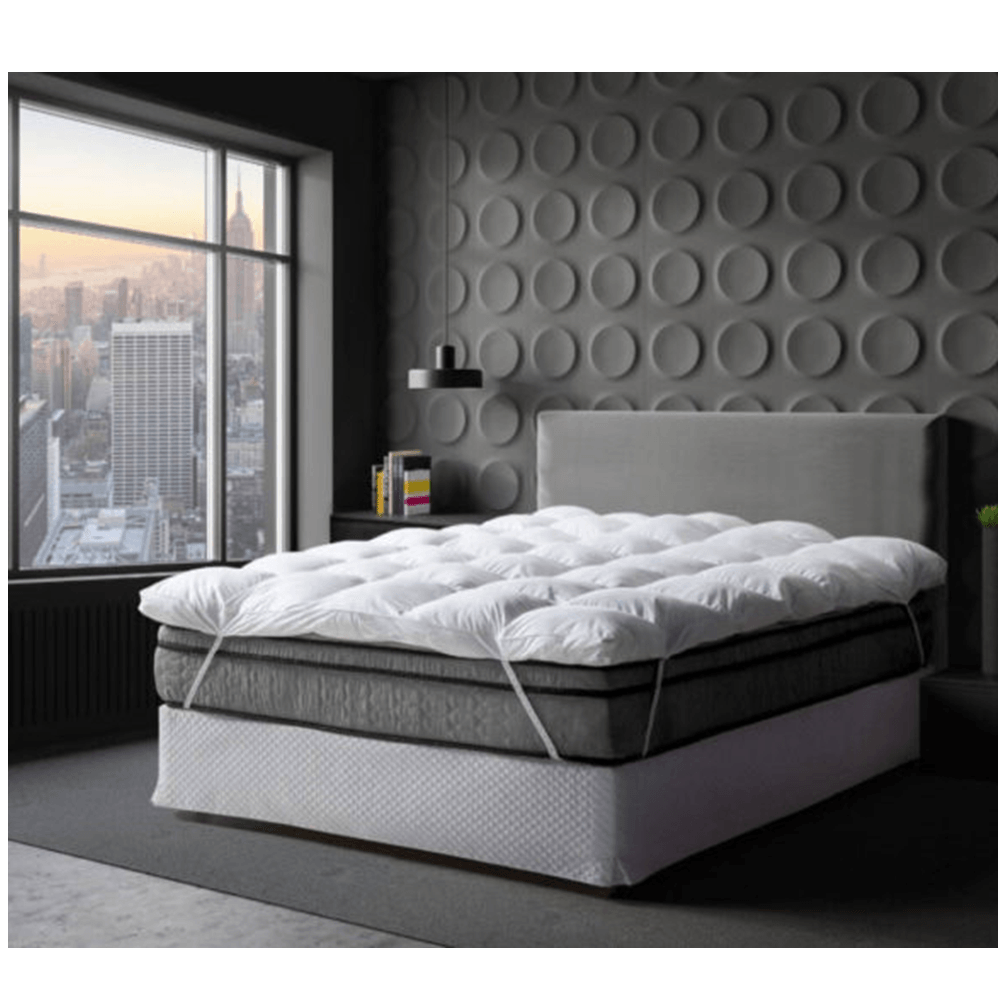 250 Thread Count 100% Cotton King Pillow Top Mattress Topper