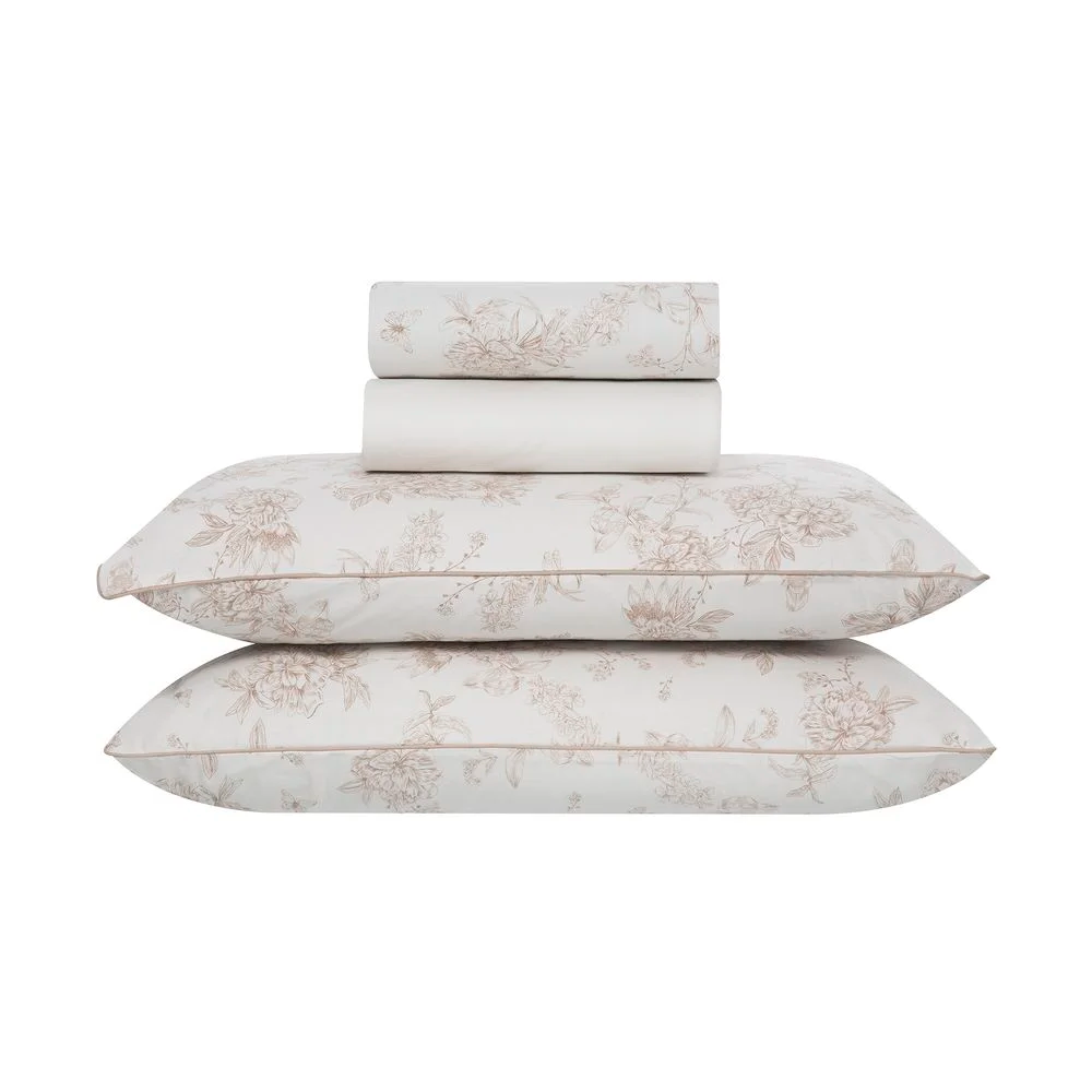 Papillon 100% Cotton Sheet Set