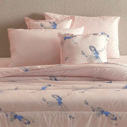 Ballerina & Daisies 100% Cotton Kids' Twin Sheet Set