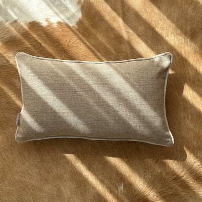 5-Piece Veneto Linen-Look Pillow Cover Set, Tonal Colors