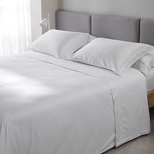 Vision New Colors II King Cotton Sateen Duvet Cover, White