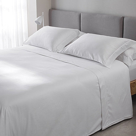 Vision New Colors II King Cotton Sateen Duvet Cover, White
