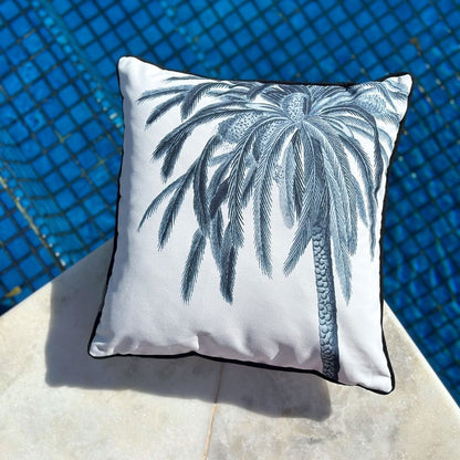 6-Piece Waterproof Pillow Cover Set, Stripes, Palms & Shells