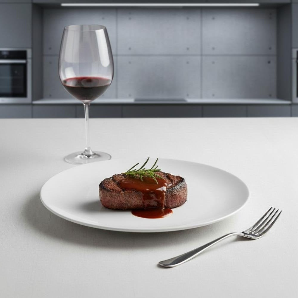 Broadway White 42-Piece Porcelain Dinnerware Set