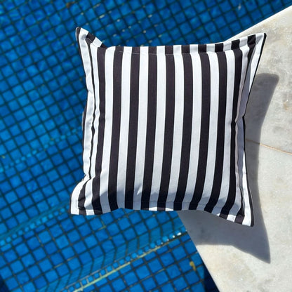 6-Piece Waterproof Pillow Cover Set, Stripes, Palms & Shells