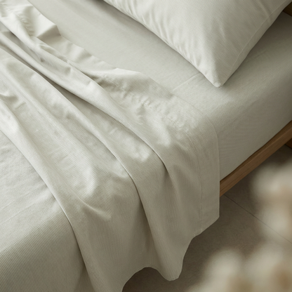 Lotus Queen Microfiber Sheet Set